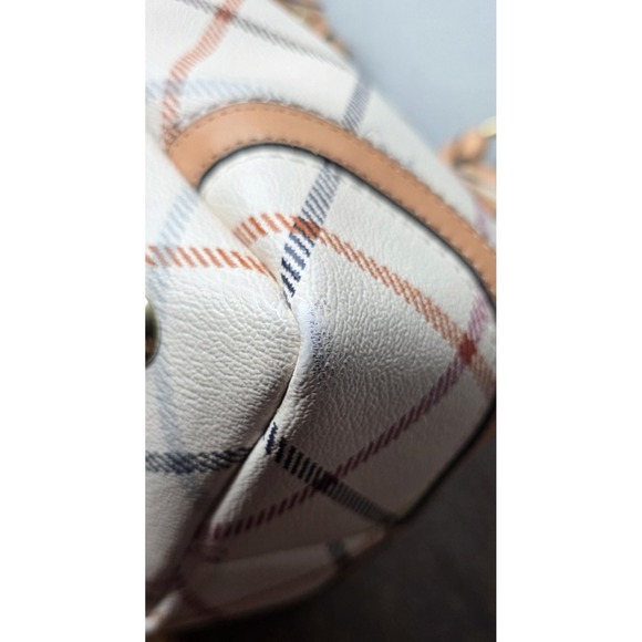 COACH Heritage Tattersall Signature Plaid Off-White Shoulder F23075 - Picture 15 of 15